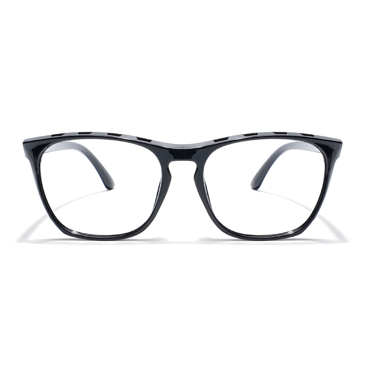 Eyejack Photochromic Shine Black Square Eyeglasses for Men and Women - view 3