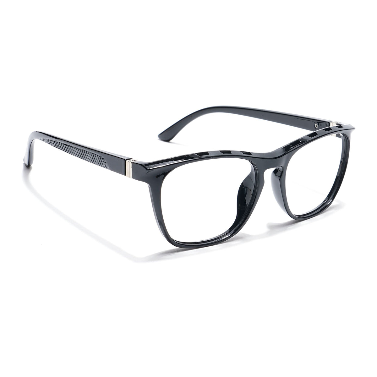 Eyejack Photochromic Shine Black Square Eyeglasses for Men and Women - view 2