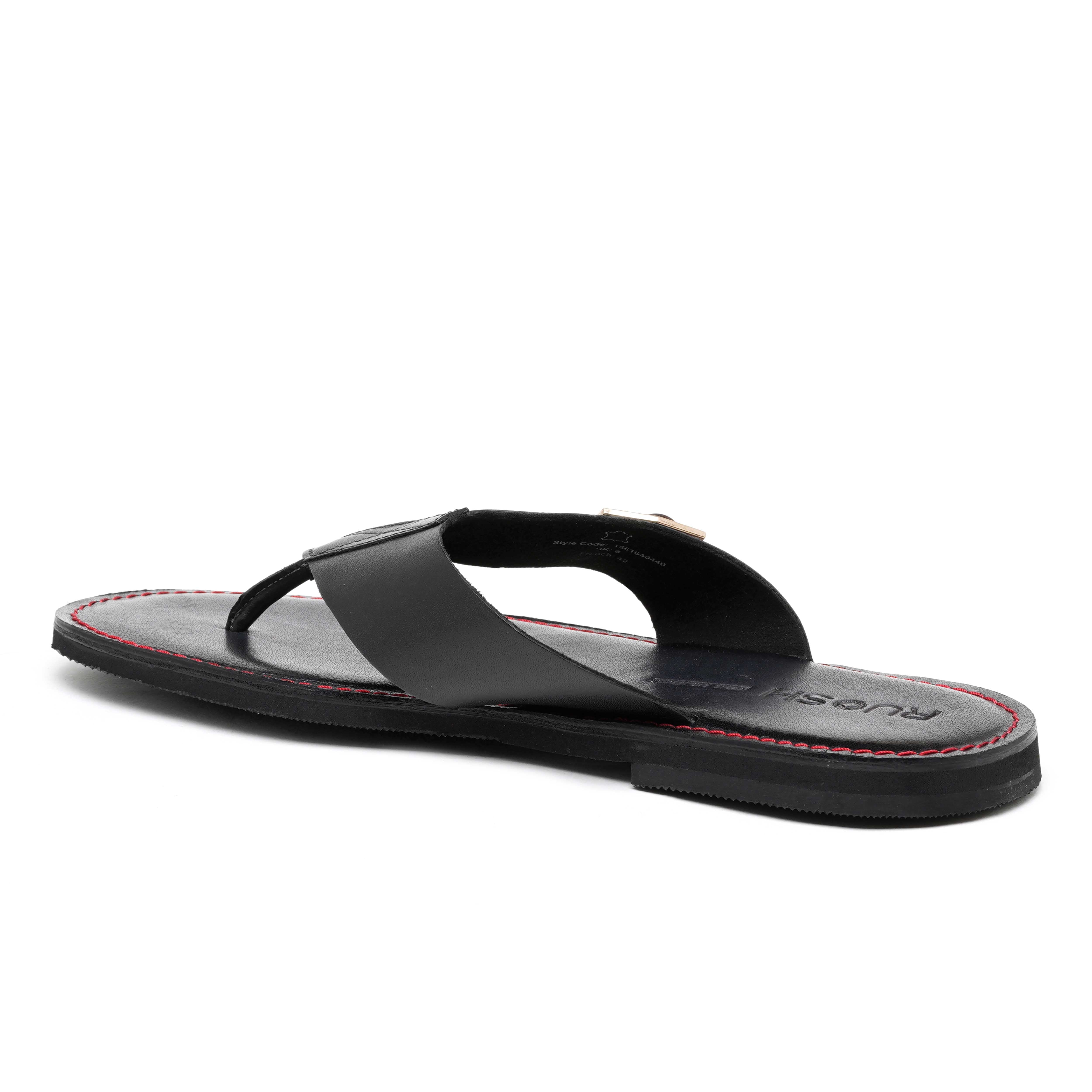 The Pisa Ruosh Men Black Slipper