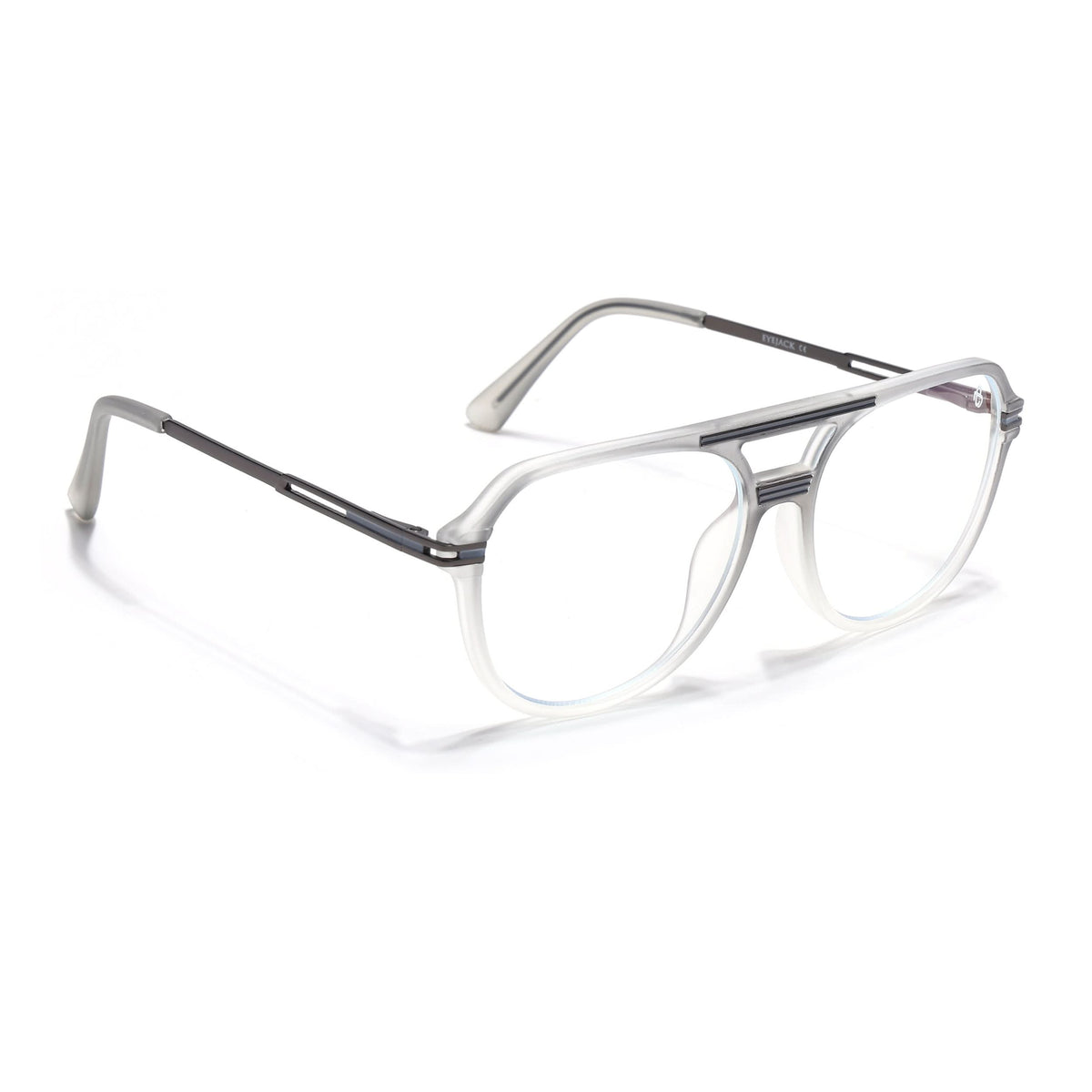 Eyejack Titex Matte Grey Wayfarer Eyeglasses for Men and Women - Style L265 - view 1