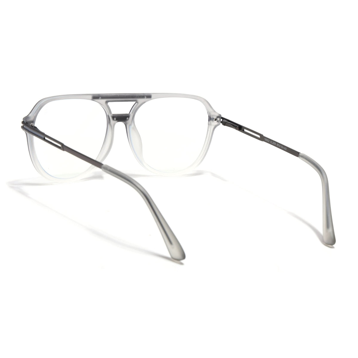 Eyejack Titex Matte Grey Wayfarer Eyeglasses for Men and Women - Style L265 - view 4