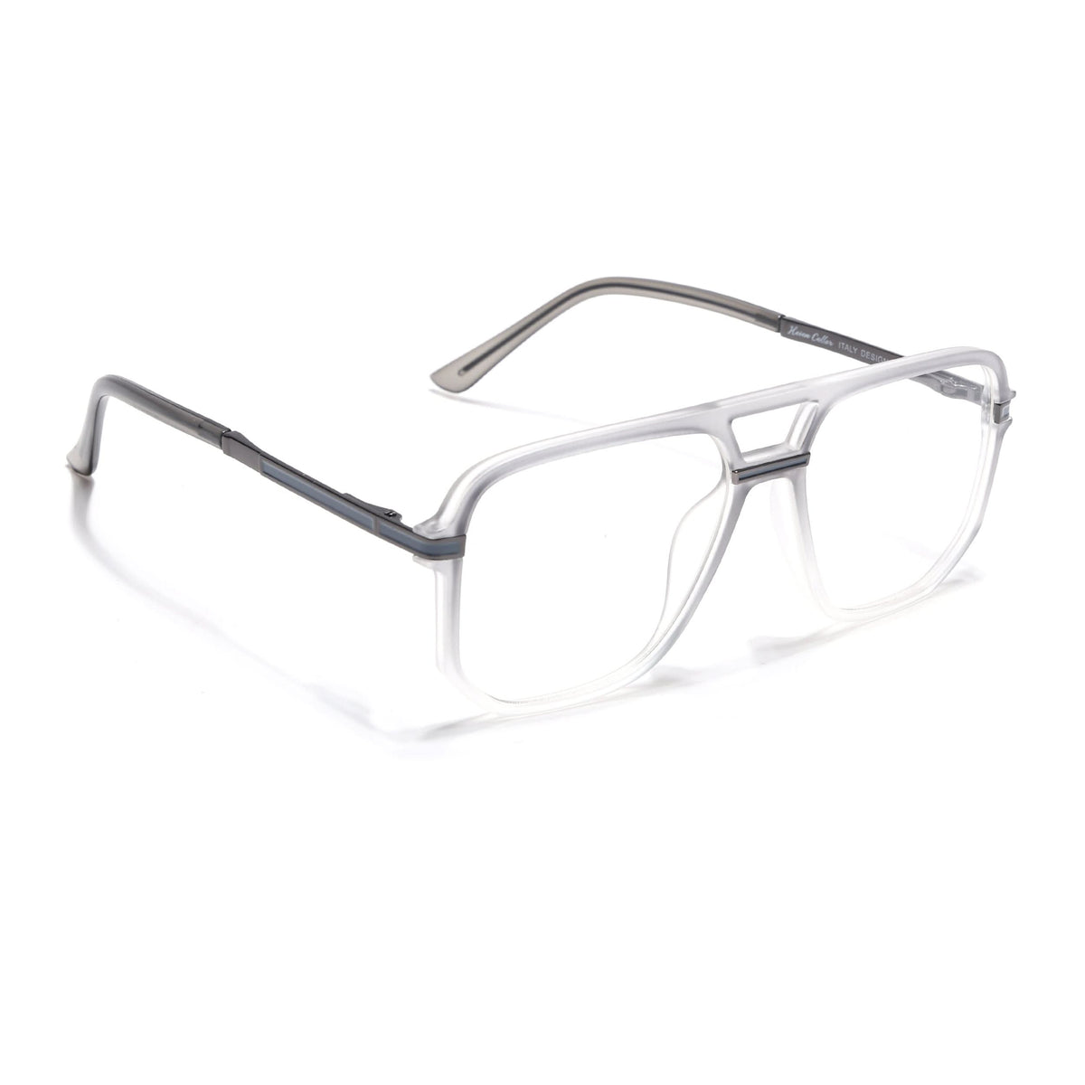 Eyejack Titex Matte Grey Wayfarer Eyeglasses for Men and Women - Style L275 - view 1