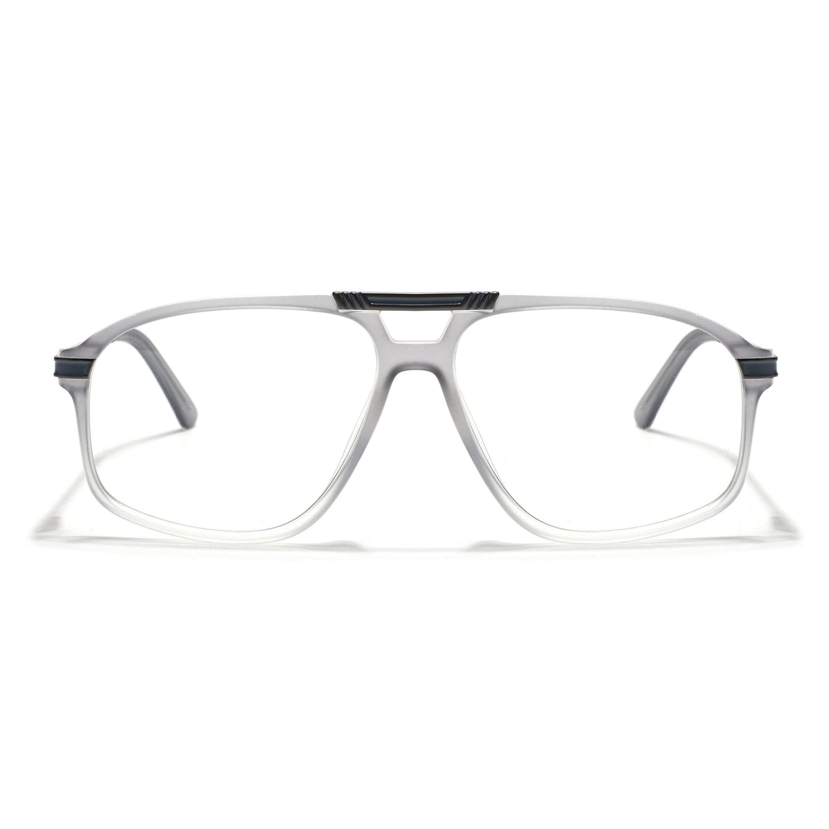 Eyejack Titex Matte Grey Aviator Eyeglasses for Men and Women - view 2