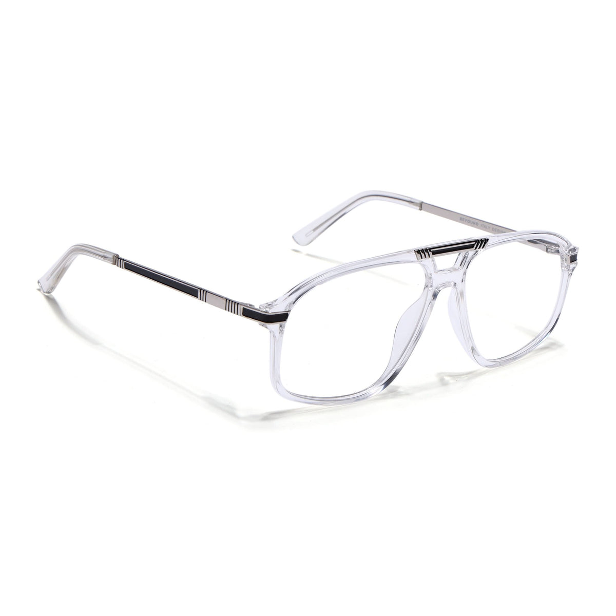 Eyejack Titex Transparent Aviator Eyeglasses for Men and Women - view 1