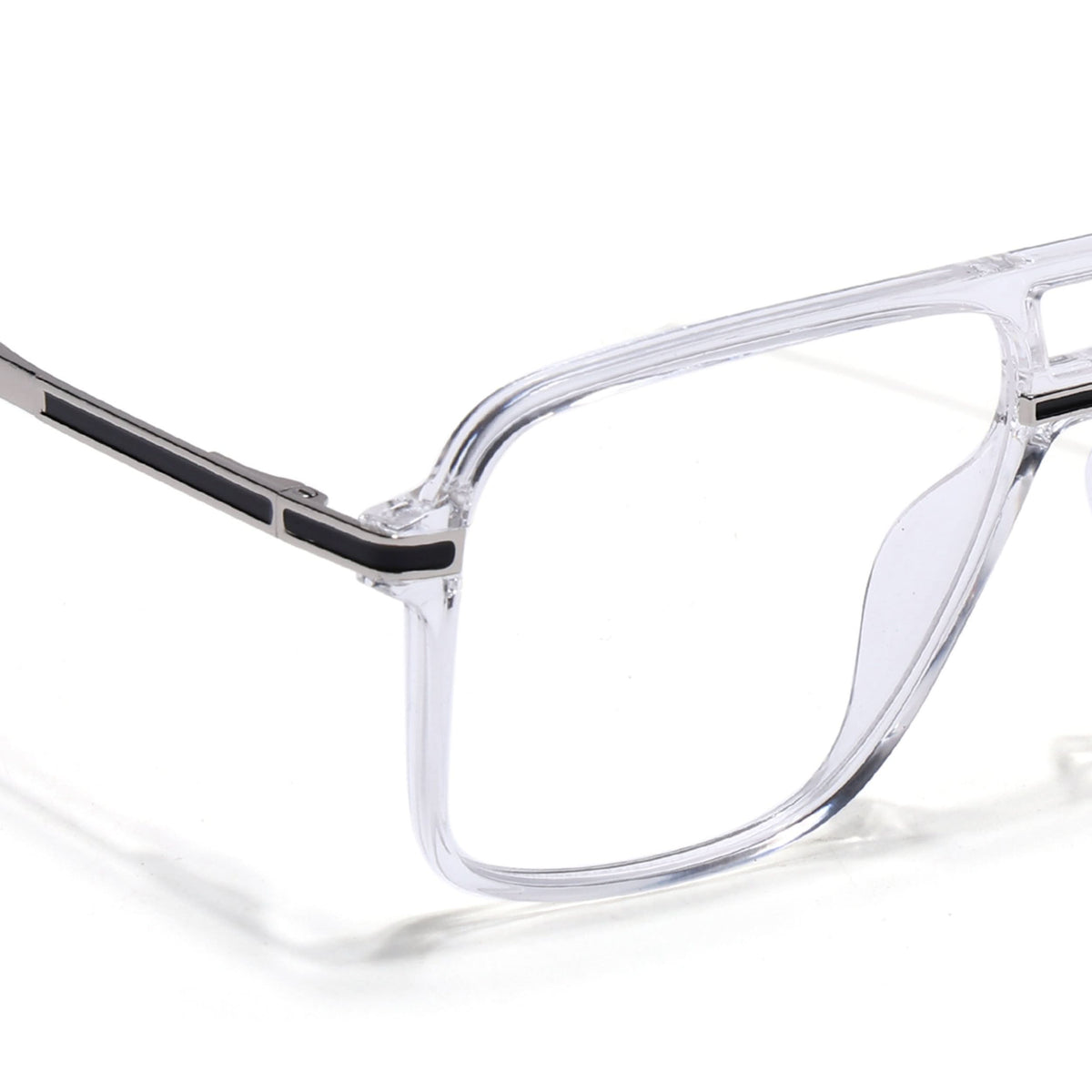 Eyejack Titex Transparent Wayfarer Eyeglasses for Men and Women - Style L320 - view 3