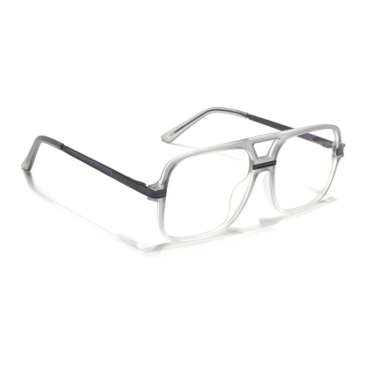 Eyejack Titex Matte Grey Wayfarer Eyeglasses for Men and Women - Style L330 - view 1