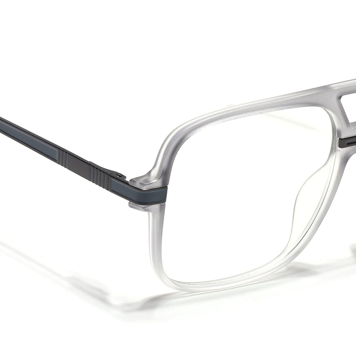 Eyejack Titex Matte Grey Wayfarer Eyeglasses for Men and Women - Style L330 - view 3
