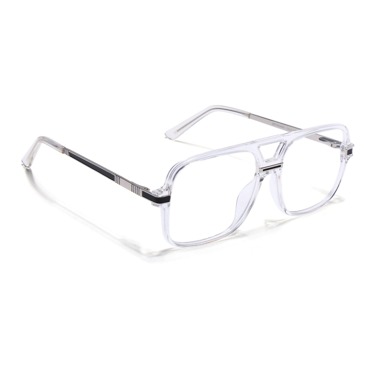 Eyejack Titex Transparent Wayfarer Eyeglasses for Men and Women - Style L331 - view 1
