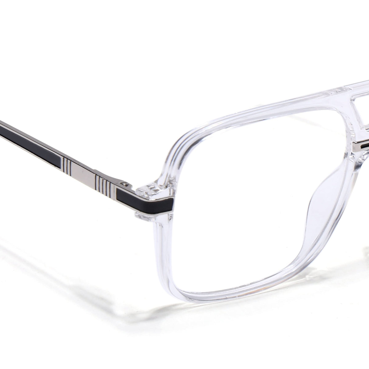 Eyejack Titex Transparent Wayfarer Eyeglasses for Men and Women - Style L331 - view 3