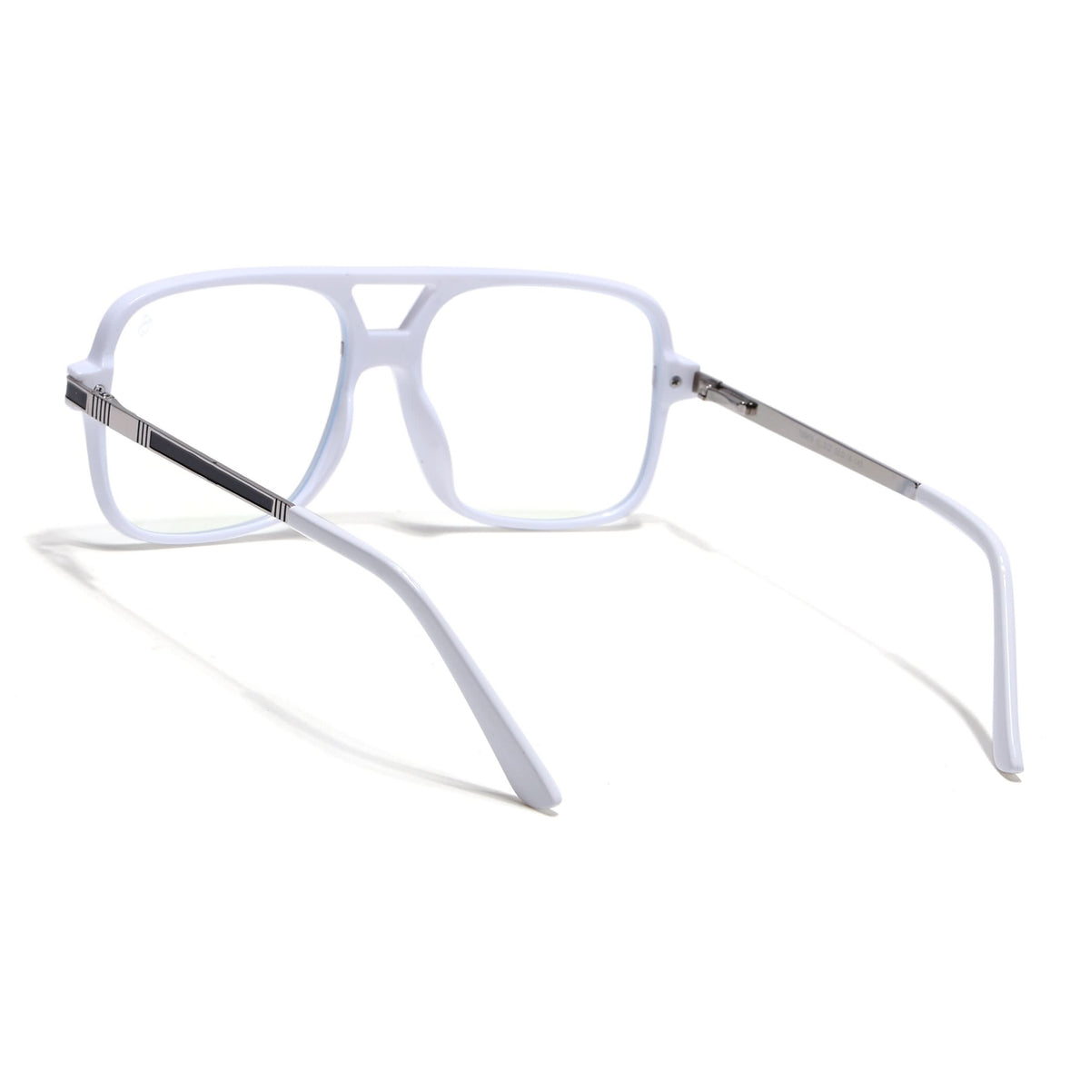 Eyejack Titex White Wayfarer Eyeglasses for Men and Women - Style L332 - view 4