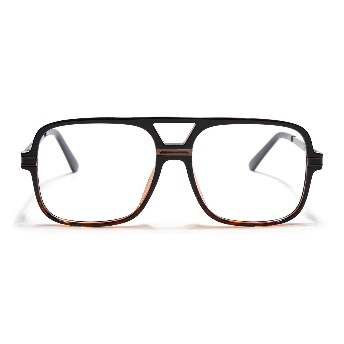 Eyejack Titex Demi Brown Wayfarer Eyeglasses for Men and Women - view 2