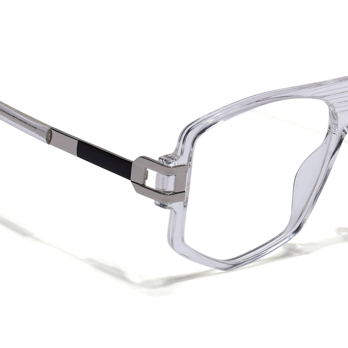 Eyejack Titex Transparent Wayfarer Eyeglasses for Men and Women - Style L342 - view 3