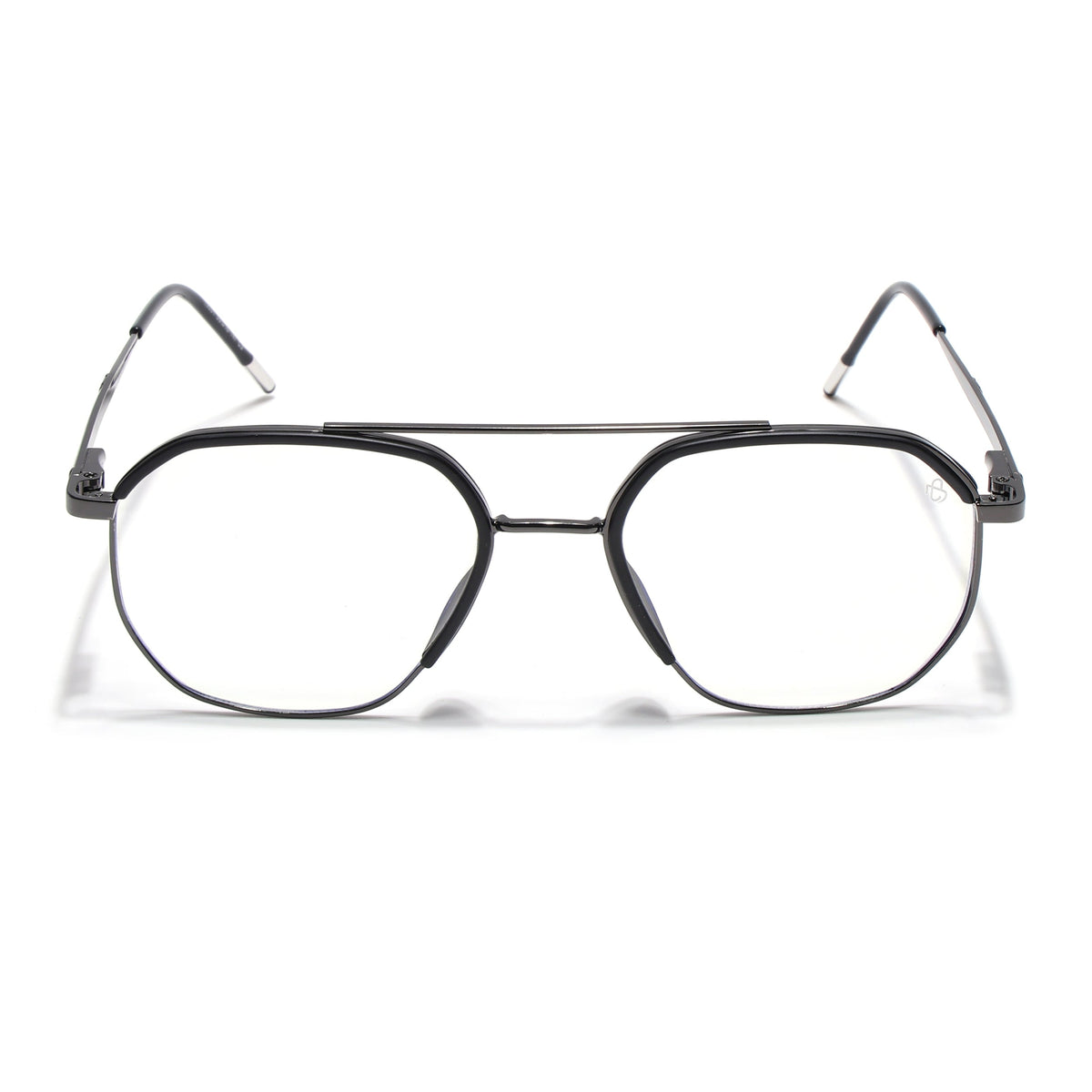 Eyejack Aura Grey & Black Wayfarer Eyeglasses for Men and Women - Style 1946 - view 4