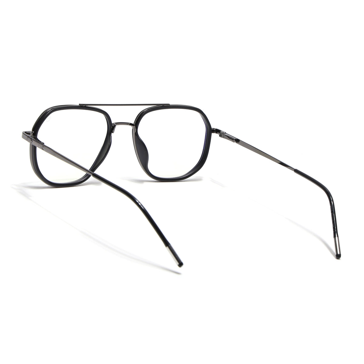 Eyejack Aura Grey & Black Wayfarer Eyeglasses for Men and Women - Style 1958 - view 4