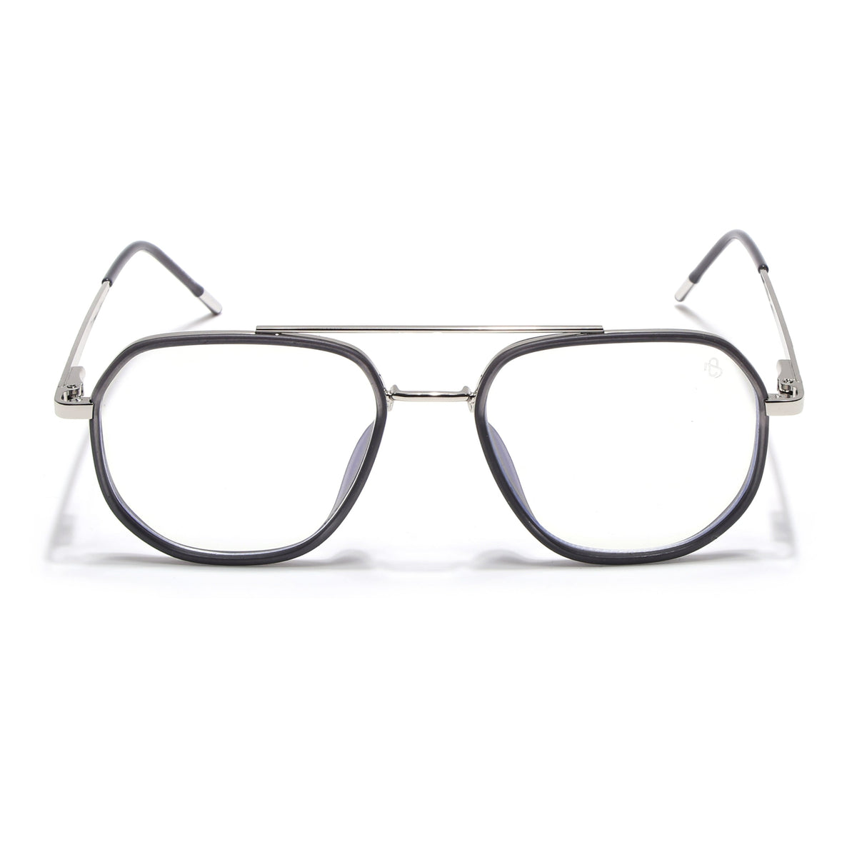 Eyejack Aura Grey & Silver Wayfarer Eyeglasses for Men and Women - Style 1959 - view 2