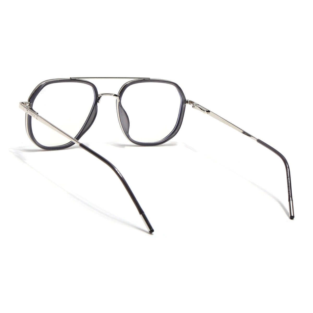 Eyejack Aura Grey & Silver Wayfarer Eyeglasses for Men and Women - Style 1959 - view 4
