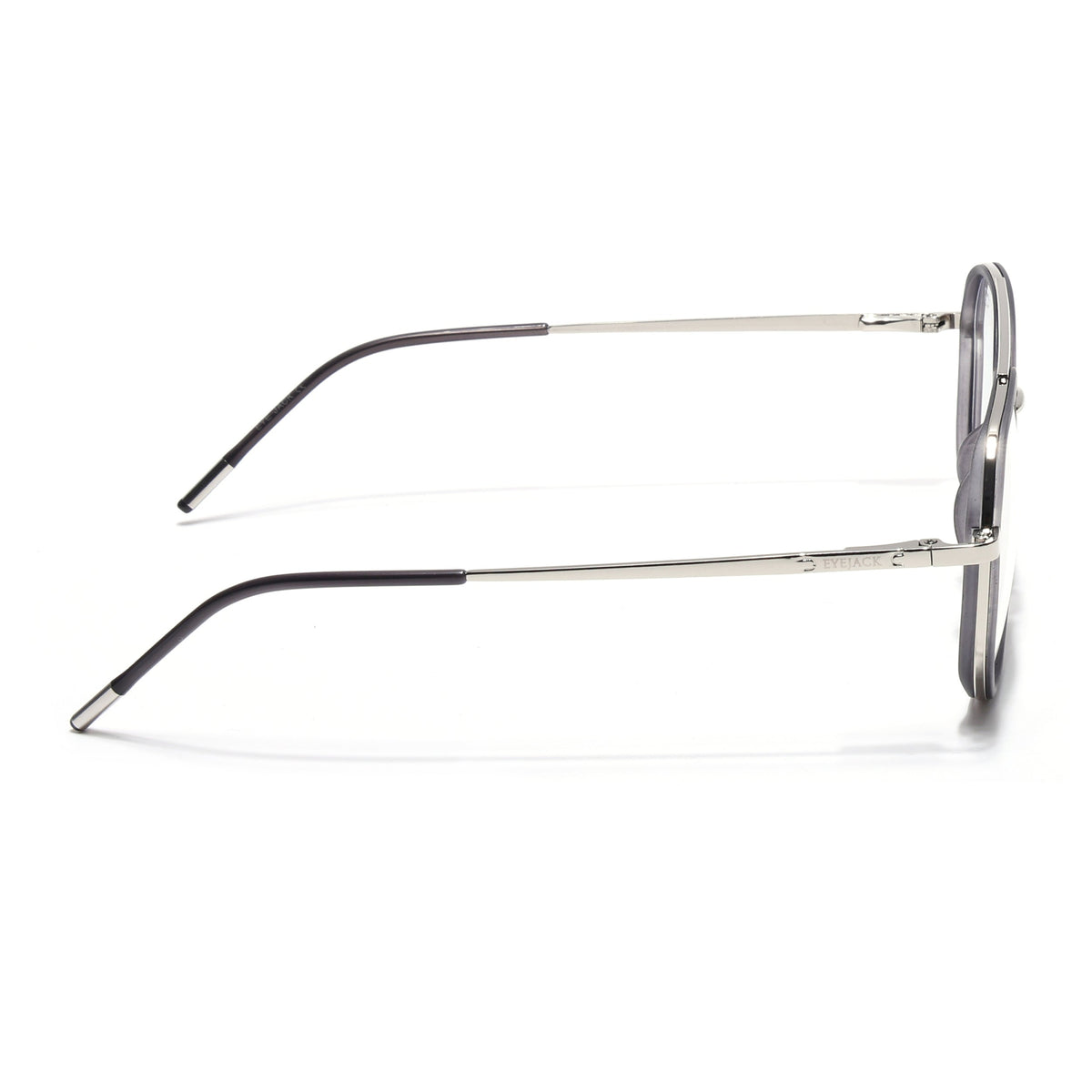 Eyejack Aura Grey & Silver Wayfarer Eyeglasses for Men and Women - Style 1959 - view 5