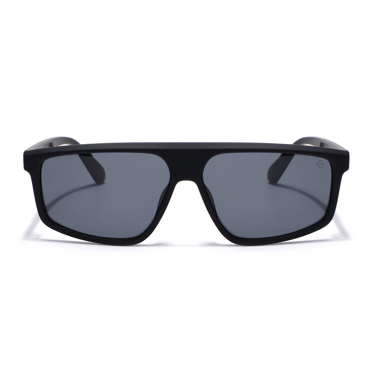 Eyejack Crossline Black Rectangle Sunglasses for Men and Women - Style 2056 - view 4