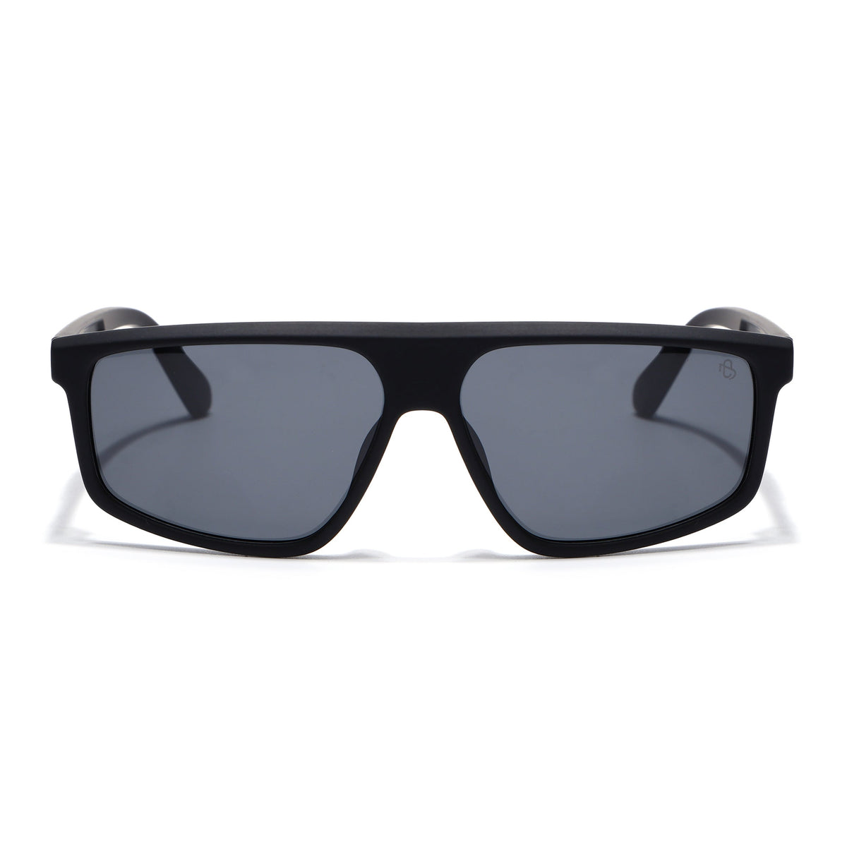 Eyejack Crossline Black Rectangle Sunglasses for Men and Women - Style 2057 - view 4
