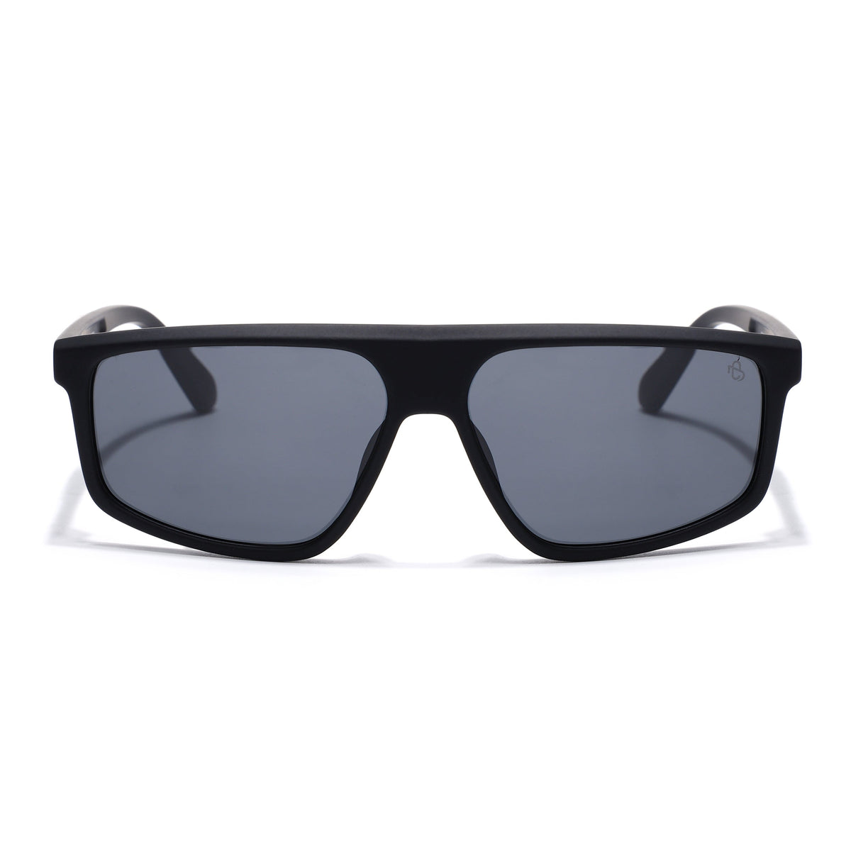 Eyejack Crossline Black Rectangle Sunglasses for Men and Women - Style 2060 - view 4