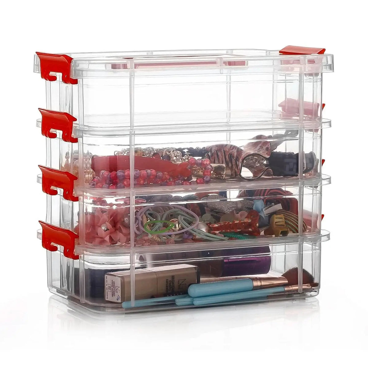 4-layer Transparent Multipurpose Plastic Storage Box HP DD