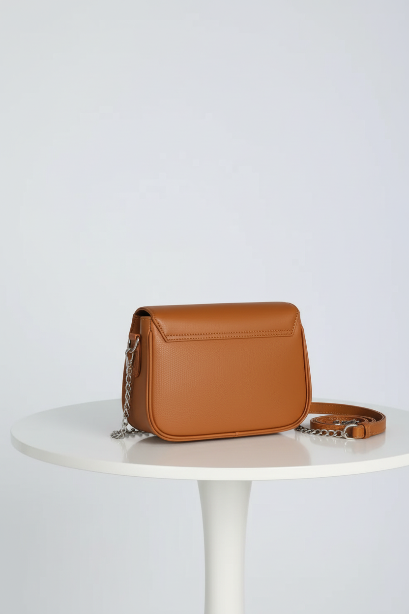 Buckle Handbag – Trendy & Stylish Shoulder Bag for Women (Brown) RAYORA ENTERPRISE