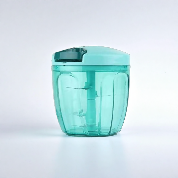 Manual Stainless Steel Vegetable Chopper 5 Blades, 750ml Compact Slicer ABHI Mobiles