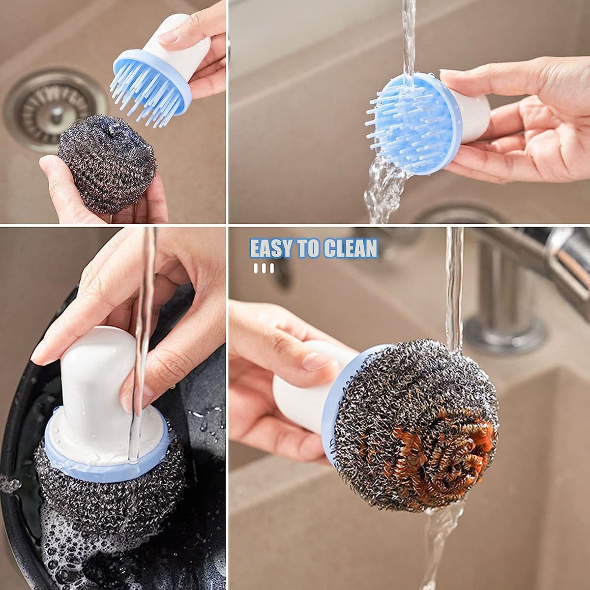 Dish Brush Multifunctional Palm Brush For Dish Kitchen Sink Pot Pan - Dish Scrub Brush Small Cleaning Brush Dish Scrubber Brush Cleaning Brushes For Household Use HP DD