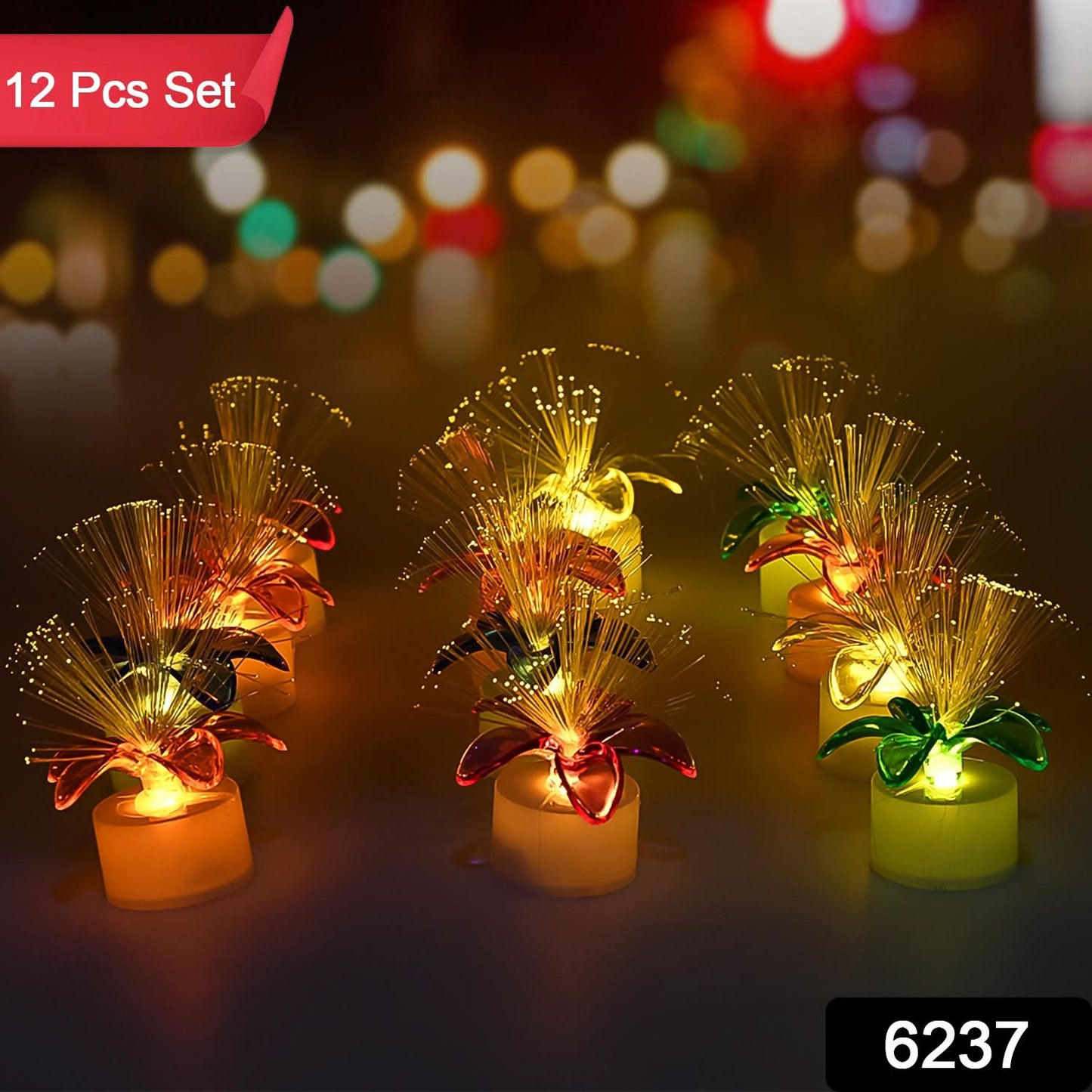 Fiber Optic LED Light Up Centerpieces  (Pack of 12)