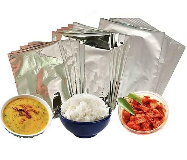 Silver foil Pouches for Food Tea ,Coffee ,Packaging Covers - 5 x 7 (1 Kg) - HalfPe