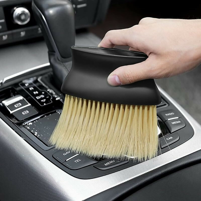 Premium Soft Hair Car Dust Cleaner Brush pack of (2)– Scratch-Free Interior & Exterior Cleaning Tool