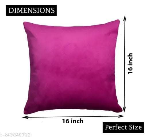 Lushomes Pink cushion cover 16x16, cushion cover, sofa pillow cover (Set of 10, 16x16 Inches) - HalfPe