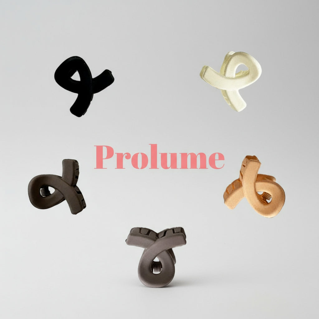 Prolume T SHape Hair Clutchers Clips For Hair Accessories For Women Girl Hair Clutchers Stylish & Durable (5pcs)