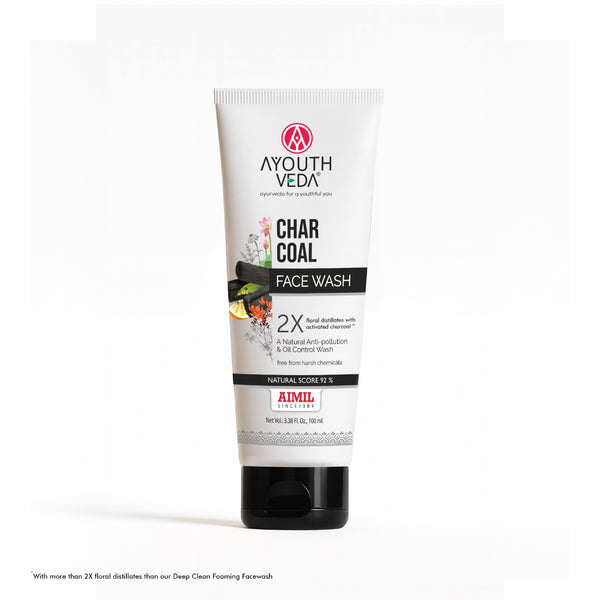 Ayouthveda Charchol Face Wash Pack of 2(100 ml) Aimil Ayouthveda