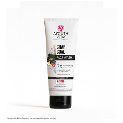 Ayouthveda Charchol Face Wash Pack of 2(100 ml) Aimil Ayouthveda