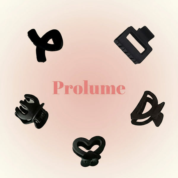 Prolume Black Hair Clutchers Clips For Hair Accessories For Women Girl Hair Clutchers Stylish & Durable In Different Shape