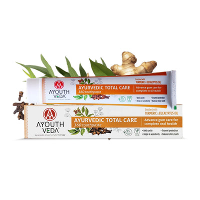 Ayurvedic TotalCare 360 toothpaste Pack of 4 (100 gm) Aimil Ayouthveda