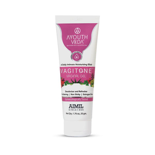 Vagitone Vaginal Gel Pack of 3 (50 gm) Aimil Ayouthveda