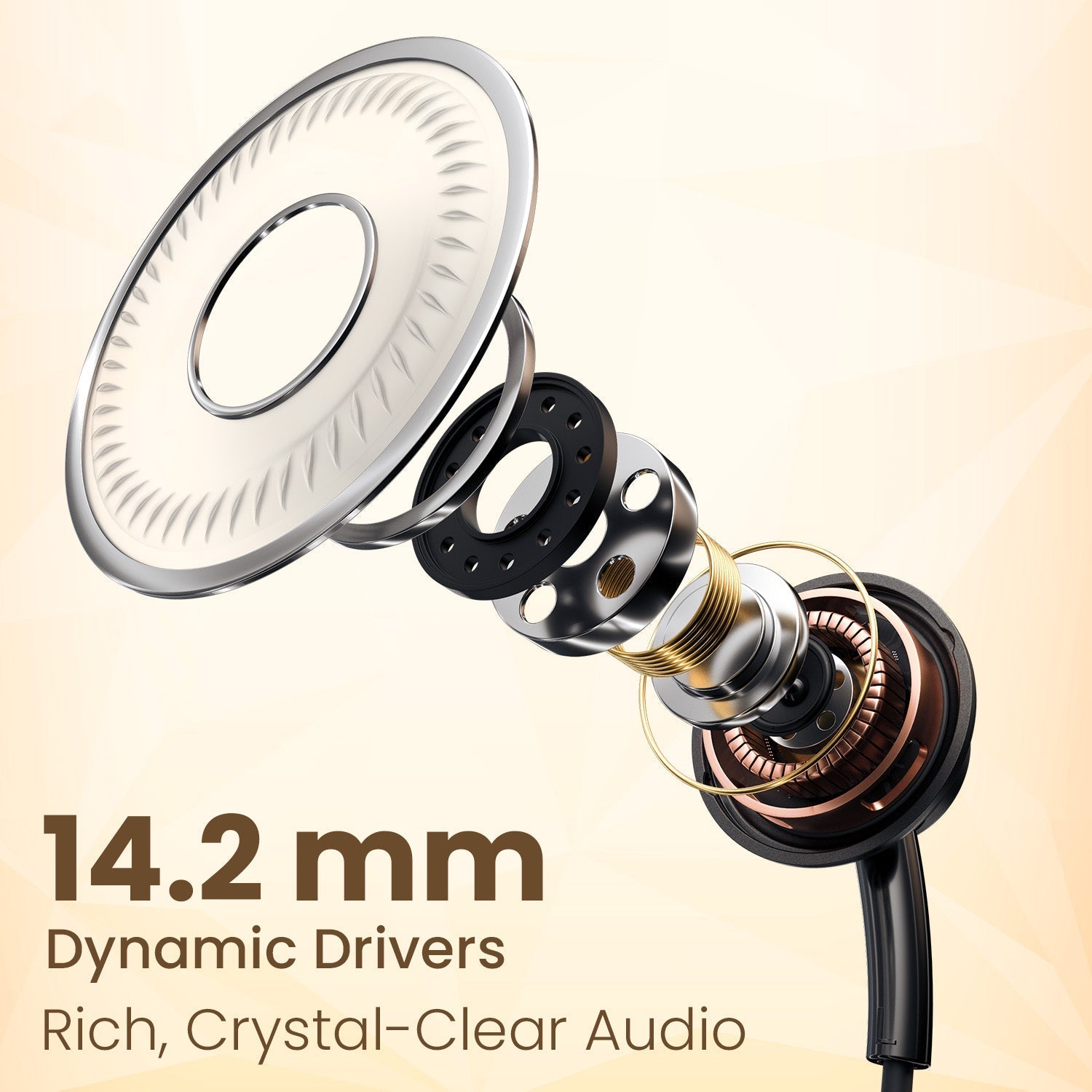 Portronics Conch Sigma Type-C Wired Earphones 14.2mm Driver (BLACK) Halfpe Deals