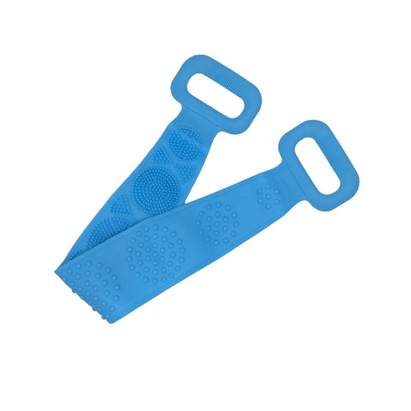 Selfly Back Scrubber - Single Body Bath Scrubber for Men & Women Silicone Body Back Scrubber, Double Side Bathing Brush for Skin By Sanfe (Multicolor)