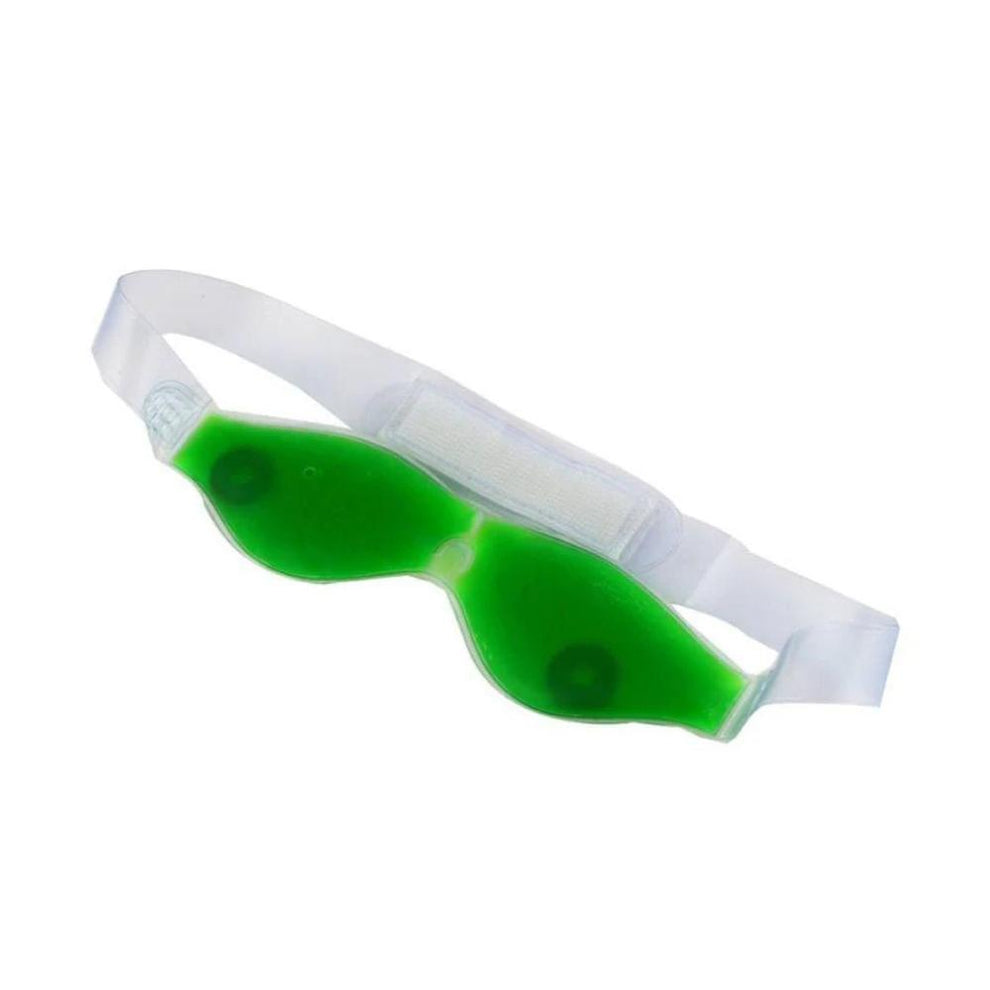 Cold Eye Mask With Stick-on Straps (Green) HP DD