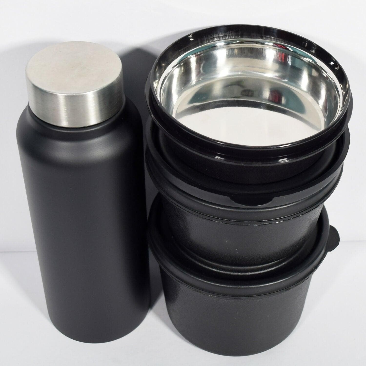 Corporate 4 Lunch Box Container With Bottle 750ml With Bag (600ml, 400ml, 300ml, 150ml ) - HalfPe