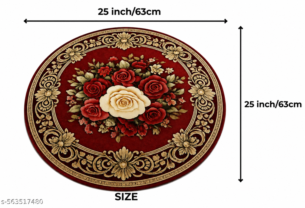 25X25 Inches Modern Decorative Door Mat | Water Absorbent Floor Mat for Living Room.