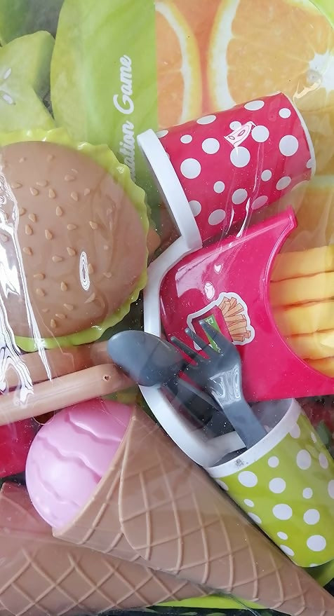 Pretend Play Food Kit for Kids (MULTI-COLOR)