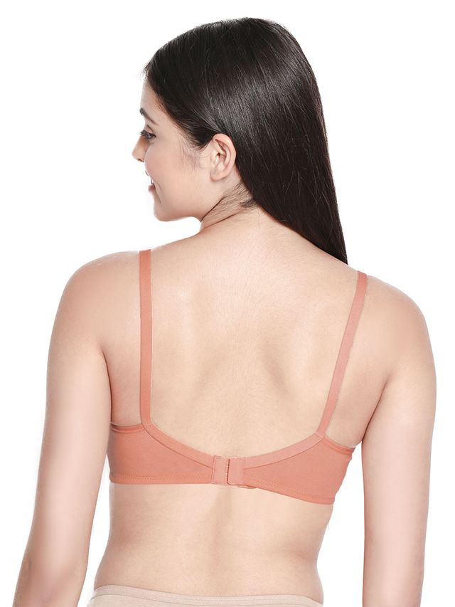 Susie Half Coverage Rose Dawn Non Padded Wirefreee Adjustable, Non Detachable Everyday Plunge Bra