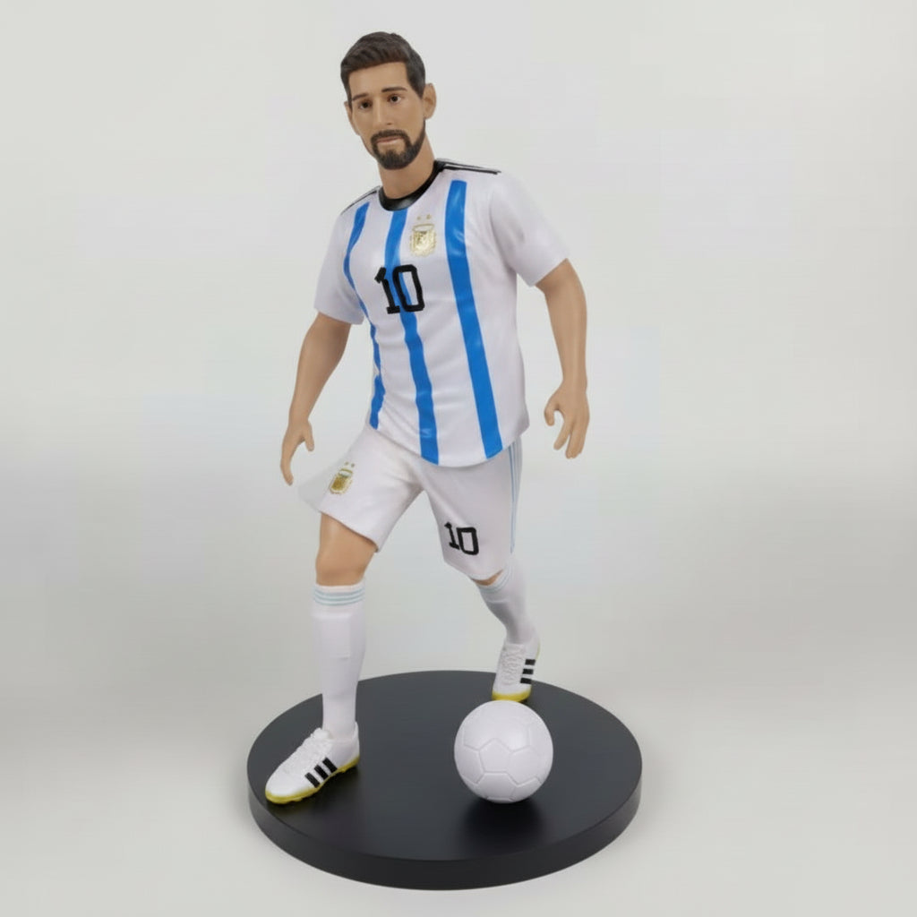 Lionel Messi figure, Argentina soccer toy, World Cup Messi, Messi action figure, soccer player collectible, Argentina jersey toy, Messi SAHANA GIFTS & STATIONARY