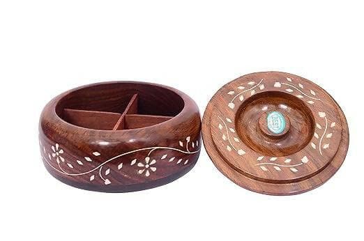 Single wood spice box (medium) - HalfPe