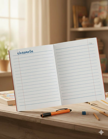 Classmate Broad Line Notebook 172 pages 24 X18cm (pack of 2)