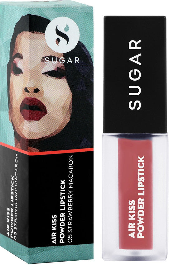 SUGAR Air Kiss Powder Lipstick - 05 Strawberry Macaron (499)