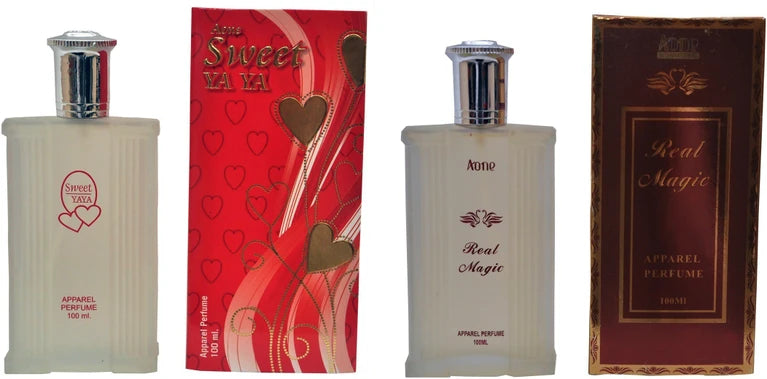 Aone Sweet YA YA and Real Magic Perfume 100ML Each (Pack of 4) Eau de Parfum - 400 ml Gimanifragrances